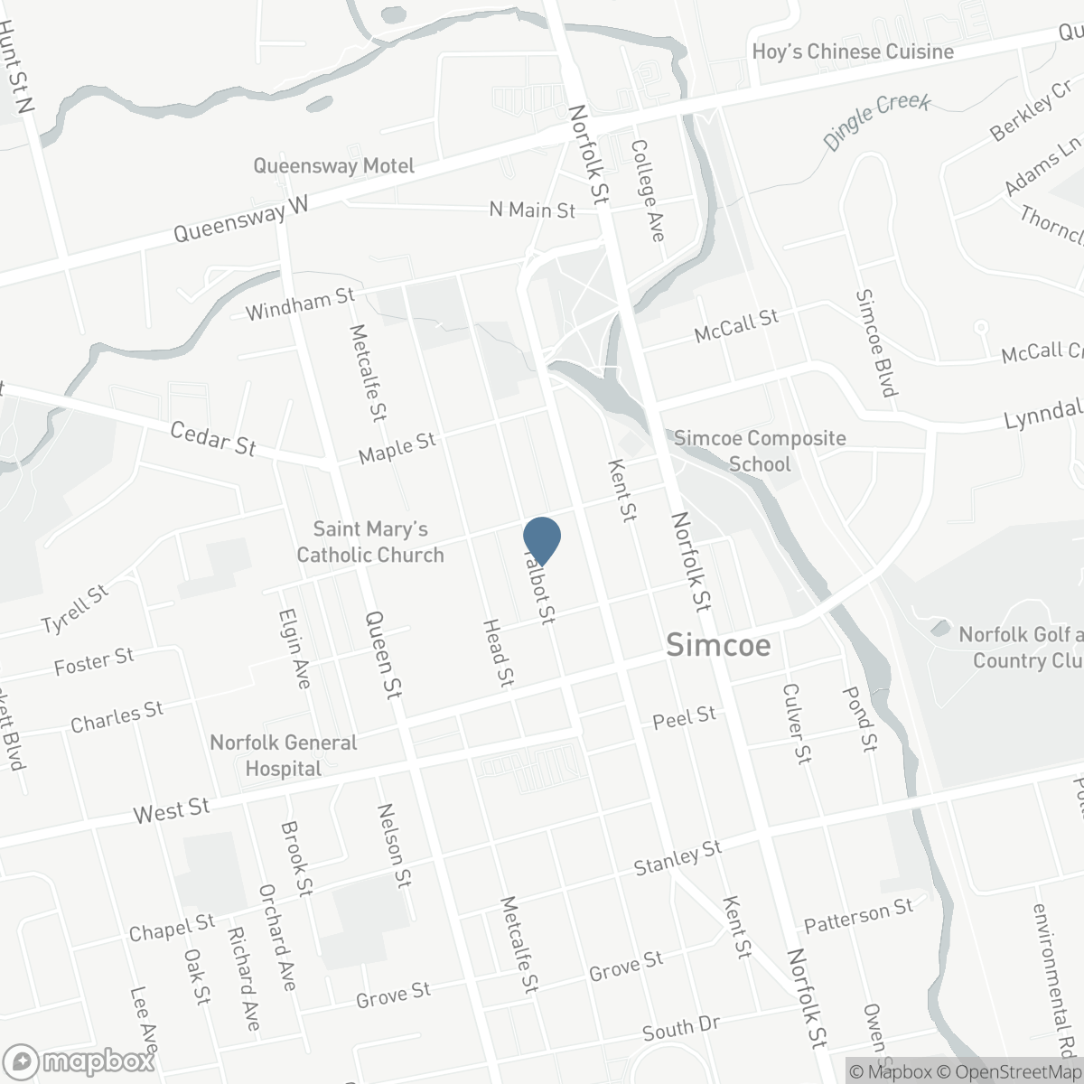109 TALBOT Street N, Simcoe, Ontario N3Y 3W6